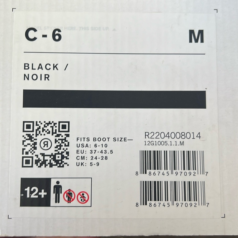 Brand new C6 RIDE snowboard bindings
